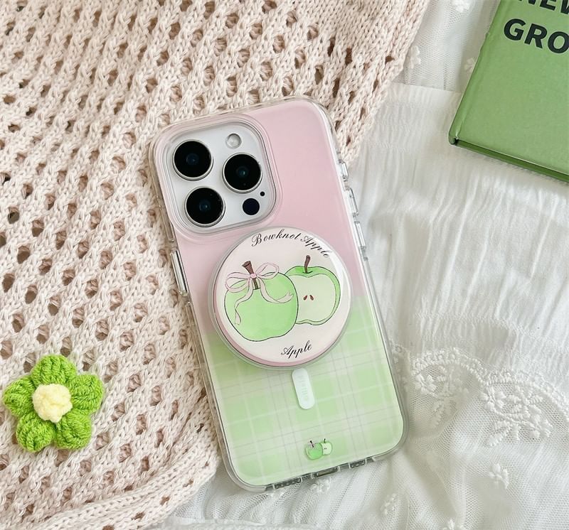 Plaid (Compatible Magnetic with Phone Apple MagSafe) Case