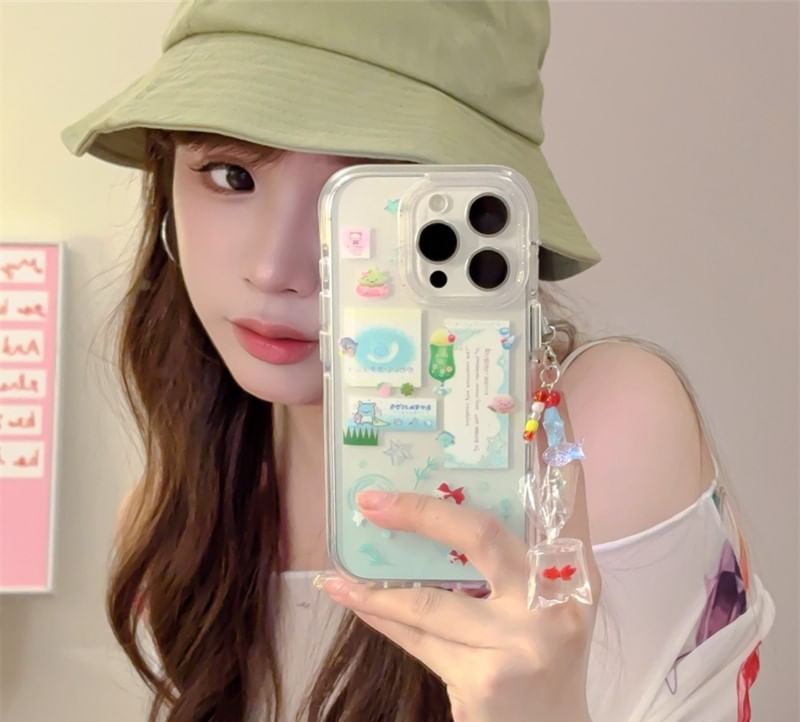 Case Set Charm / Goldfish Phone