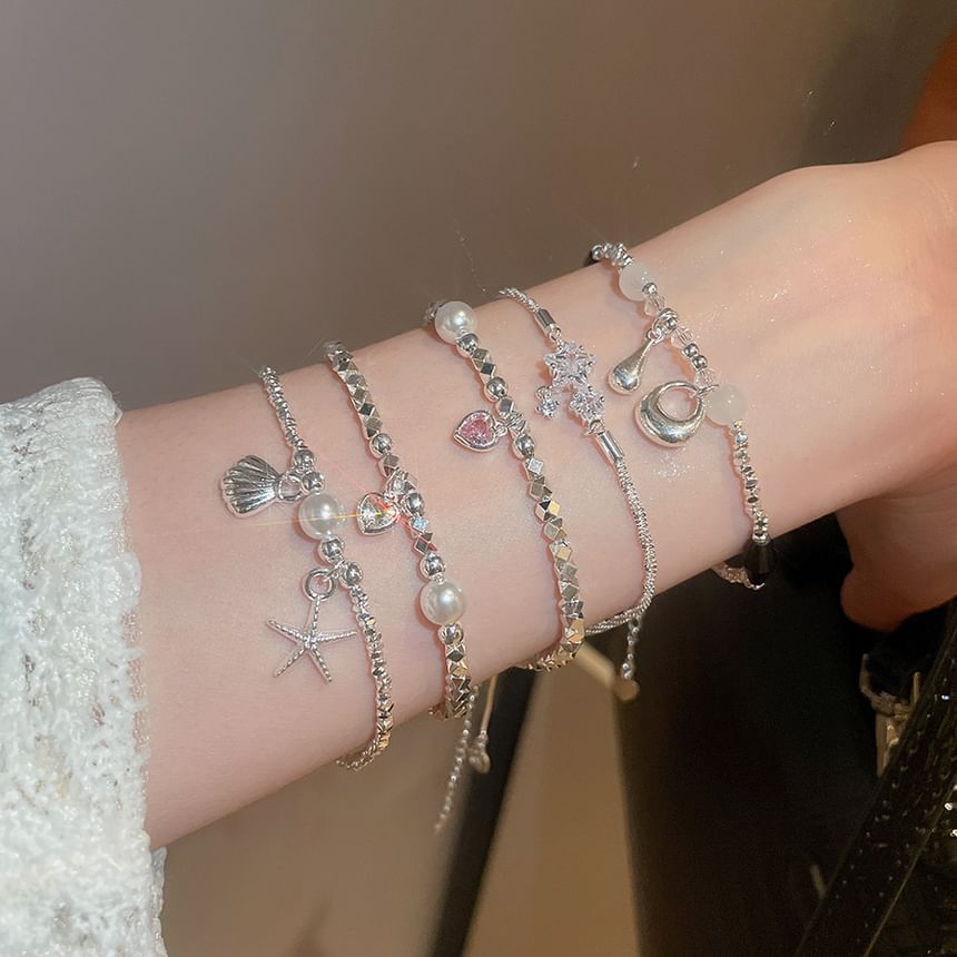 Faux Bracelet Pearl Beaded