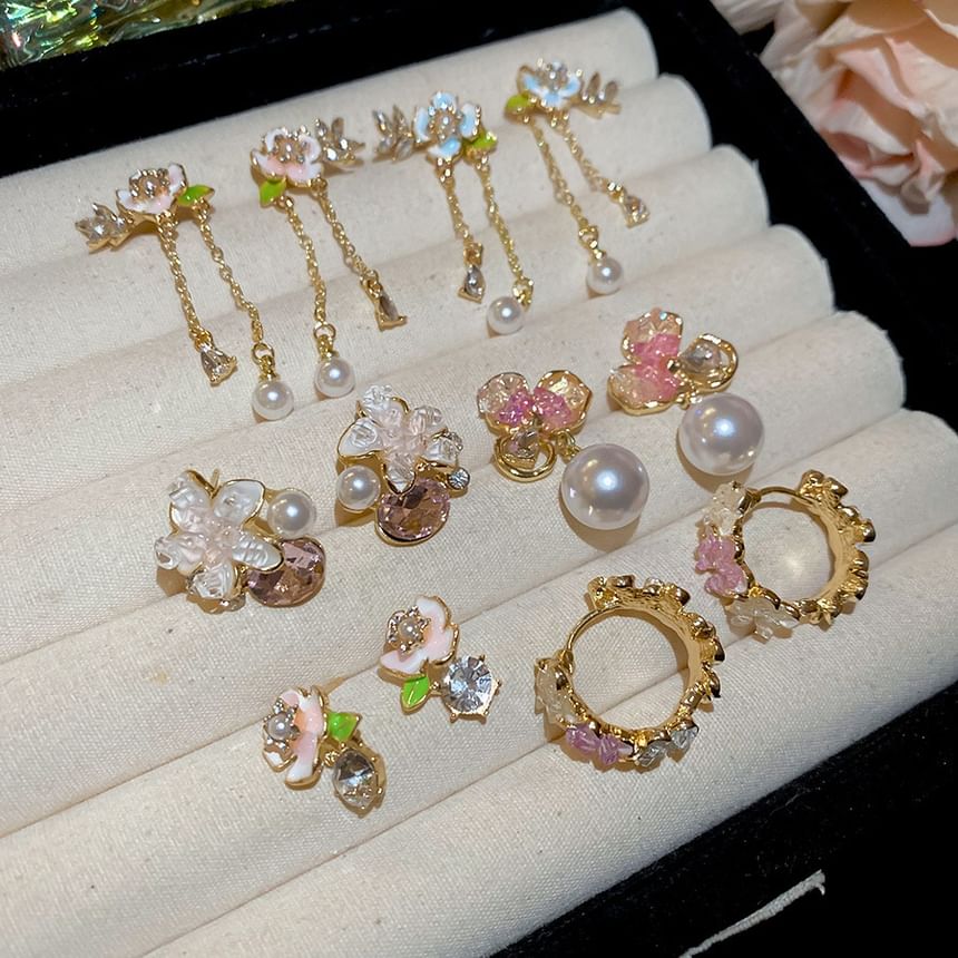 Drop Faux Designs) (Various Earring Pearl