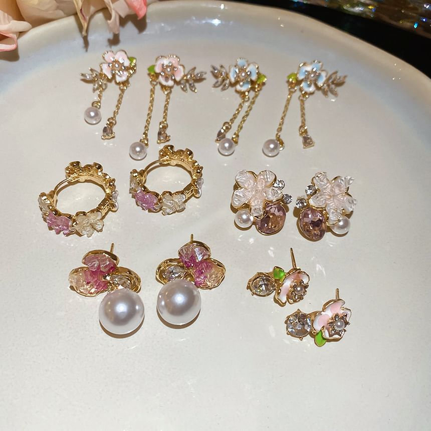 Drop Faux Designs) (Various Earring Pearl