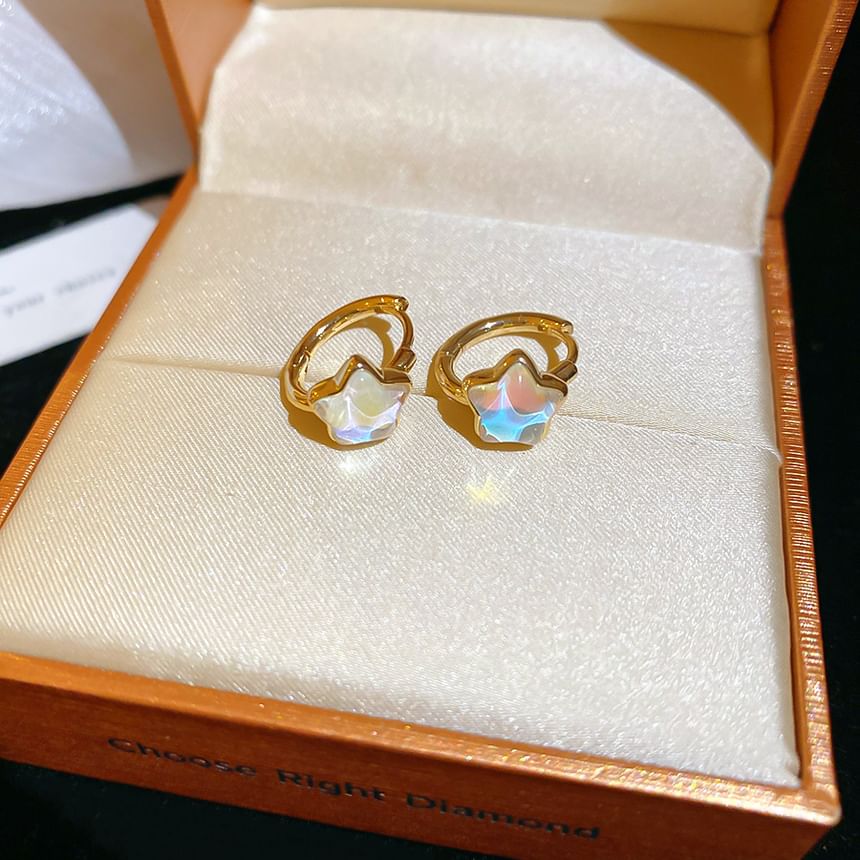Star Earring Hoop