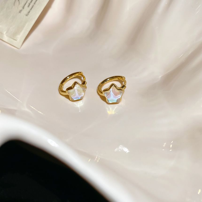 Star Earring Hoop