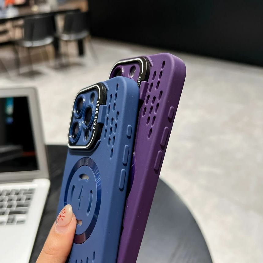 Case with MagSafe) Perforated iPhone Magnetic (Compatible