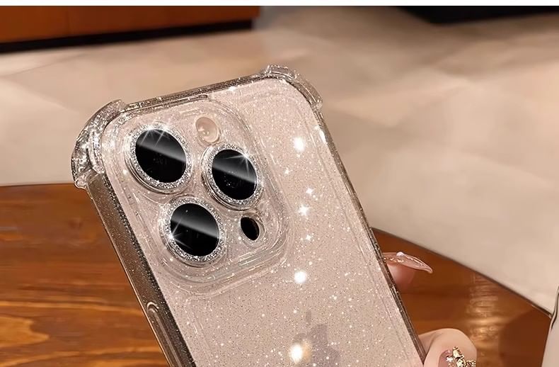 Case Glitter Transparent iPhone