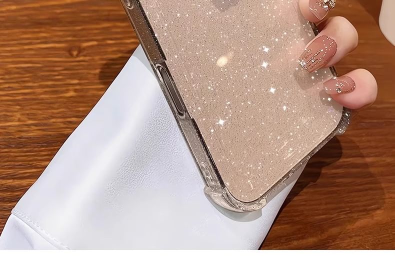 Case Glitter Transparent iPhone