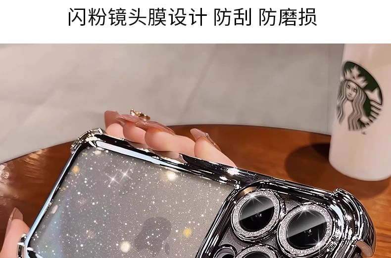 Case Glitter Transparent iPhone