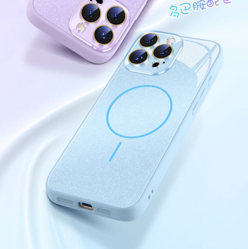Magnetic with Case Glitter MagSafe) (Compatible iPhone