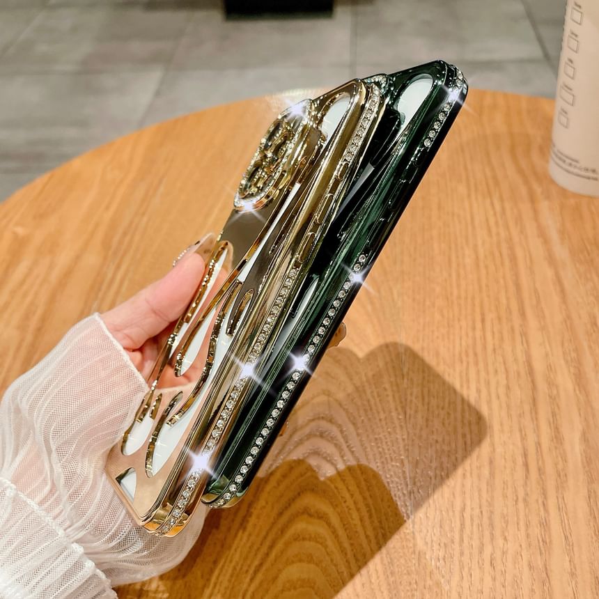 Flame iPhone Rhinestone Case