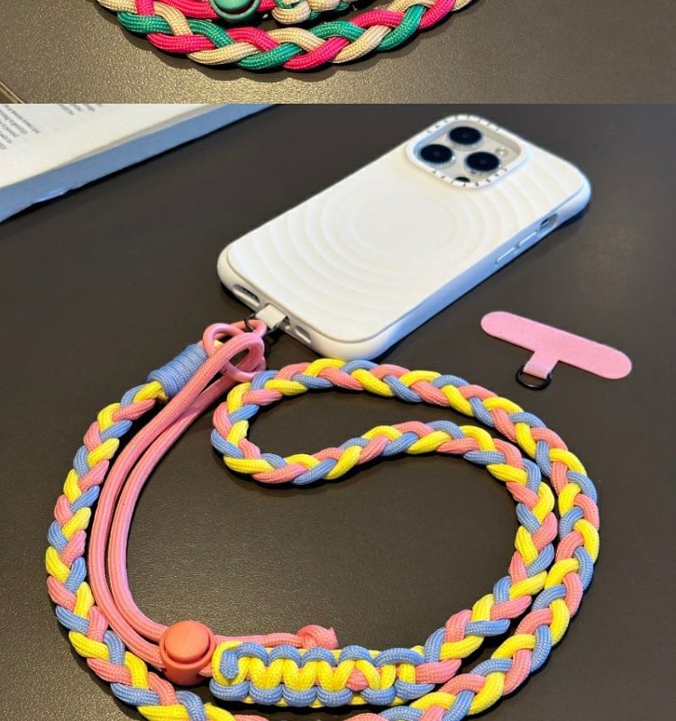 Phone Braided Pad Lanyard Strap with
