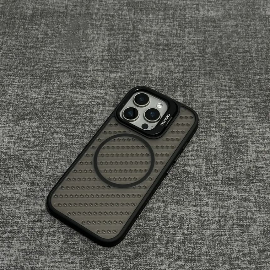 Case iPhone (Compatible Perforated MagSafe) with Magnetic