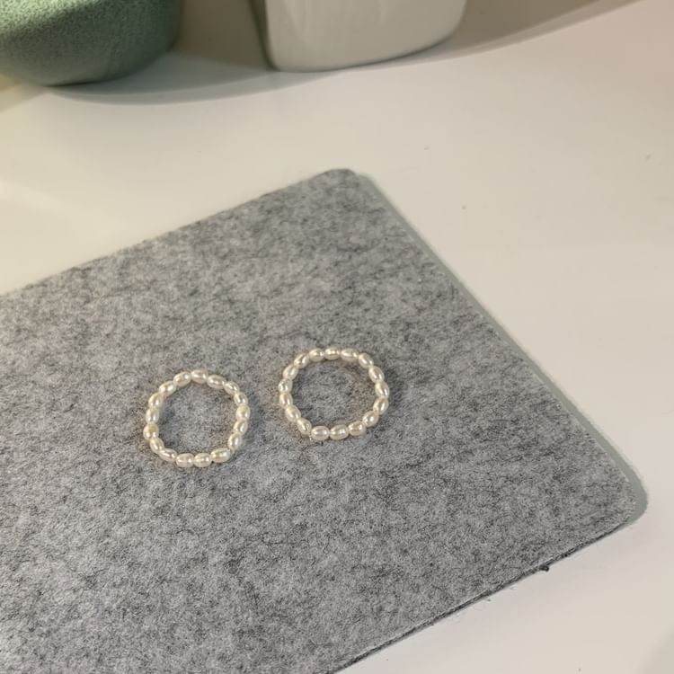 Pearl Ring Natural Beaded