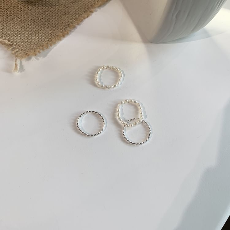Pearl Ring Natural Beaded