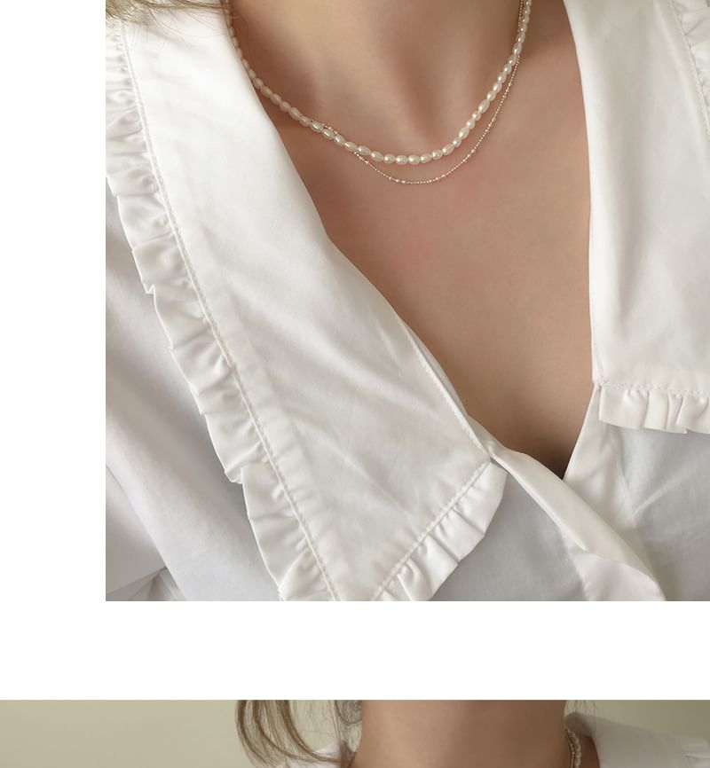 Silver 925 Necklace Dainty Sterling