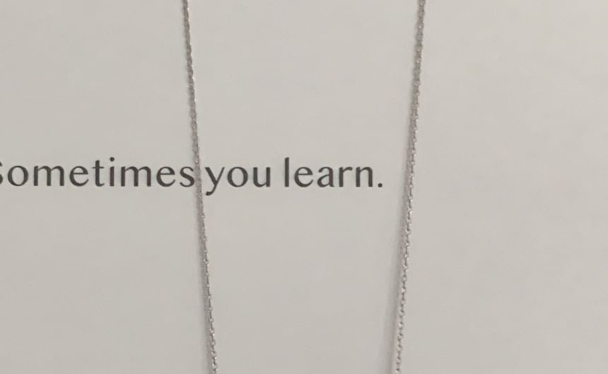 925 Silver Sterling Necklace Bow Beaded