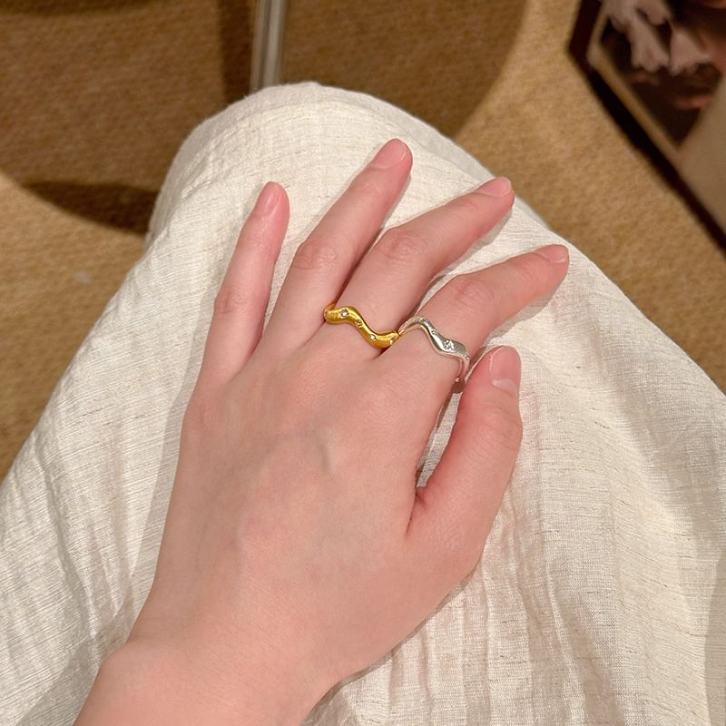 Open / Ring Set Rhinestone