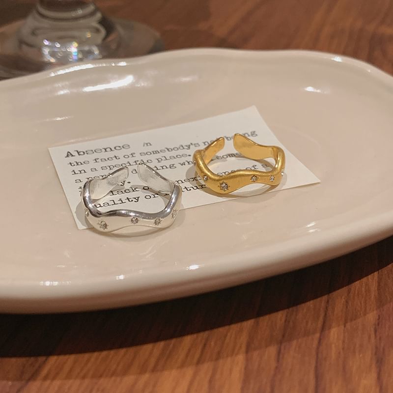 Open / Ring Set Rhinestone