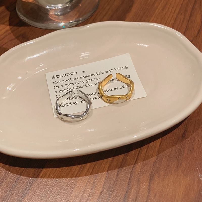 Open / Ring Set Rhinestone