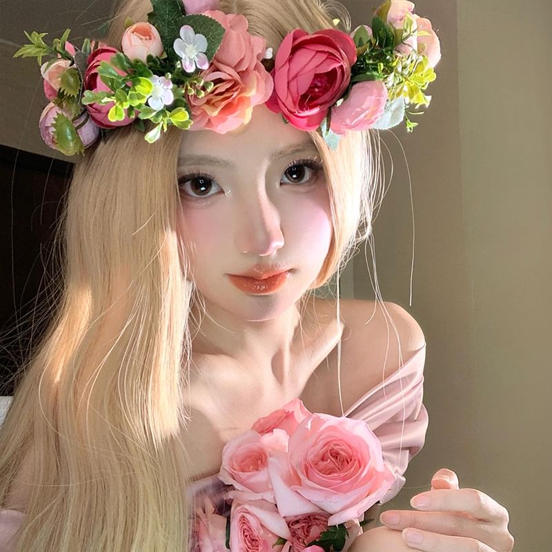 Floral Headpiece Wreath
