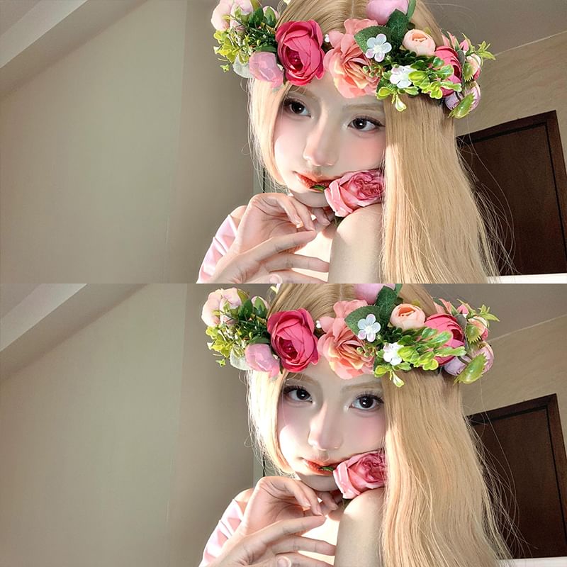 Floral Headpiece Wreath