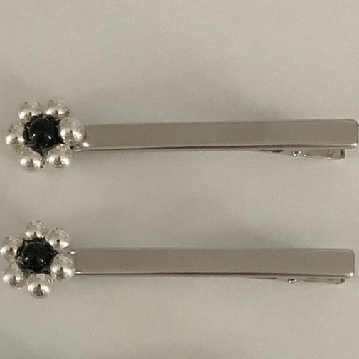 Hair Beaded Clip of Flower 2: Set