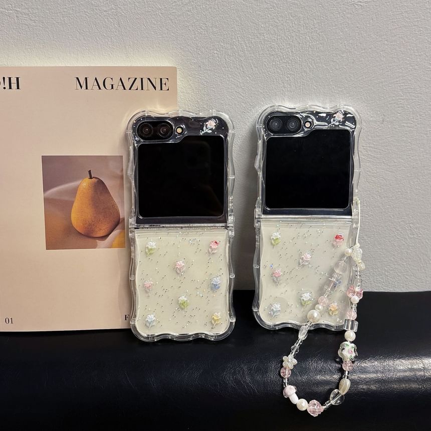 Set Phone Strap / Case Floral