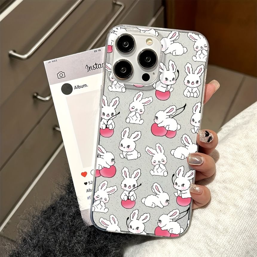 Rabbit Phone Print Case