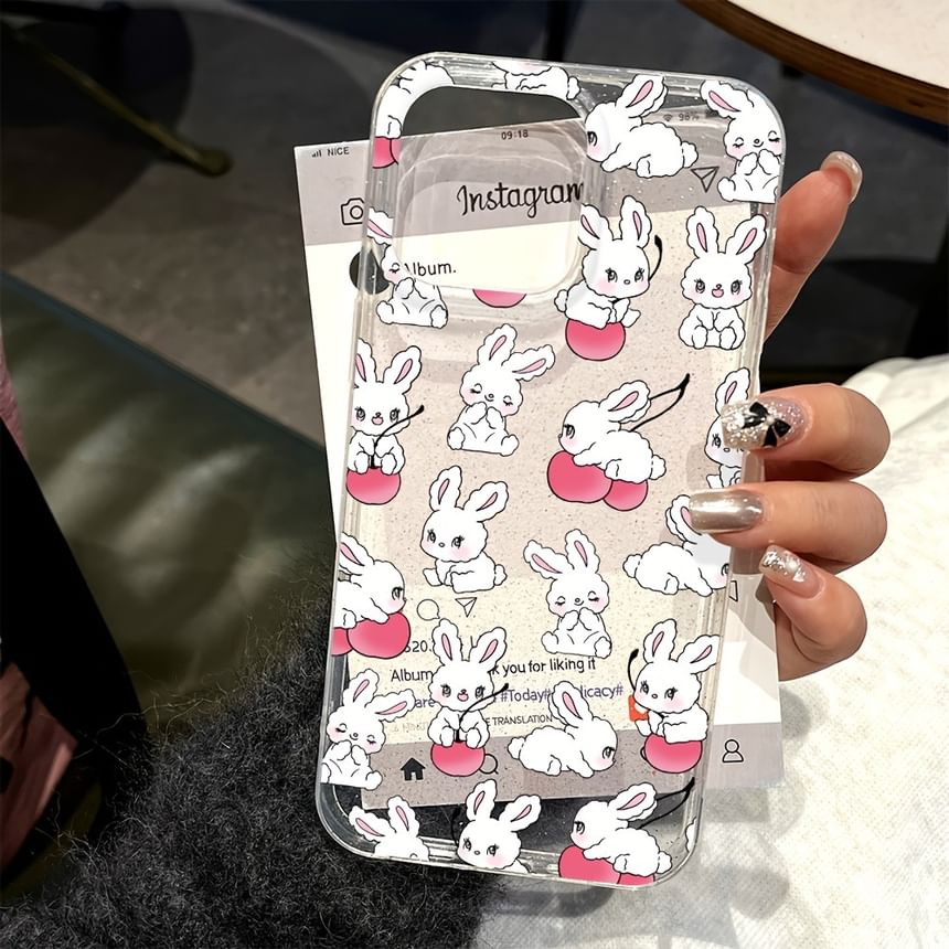 Rabbit Phone Print Case