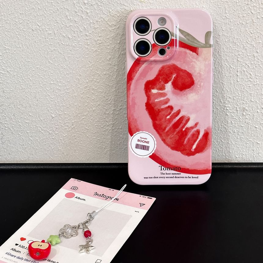 Tomato Print Phone Case