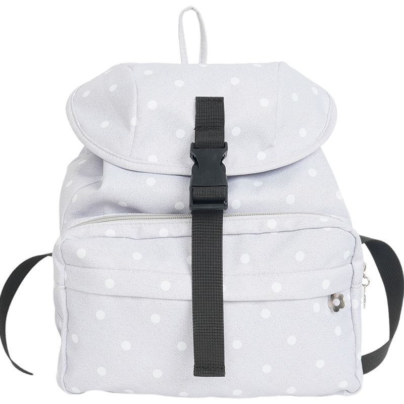 Star Print Flap Backpack