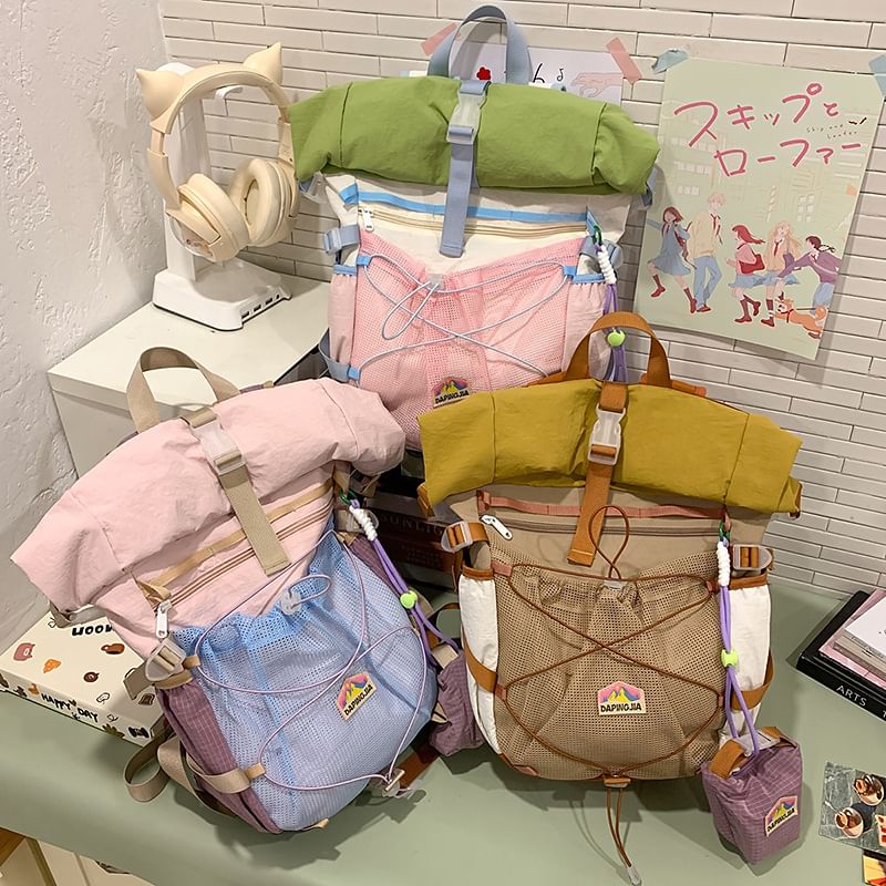 Zip Block Backpack Color