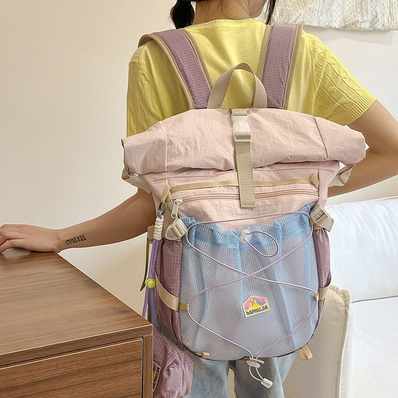 Zip Block Backpack Color