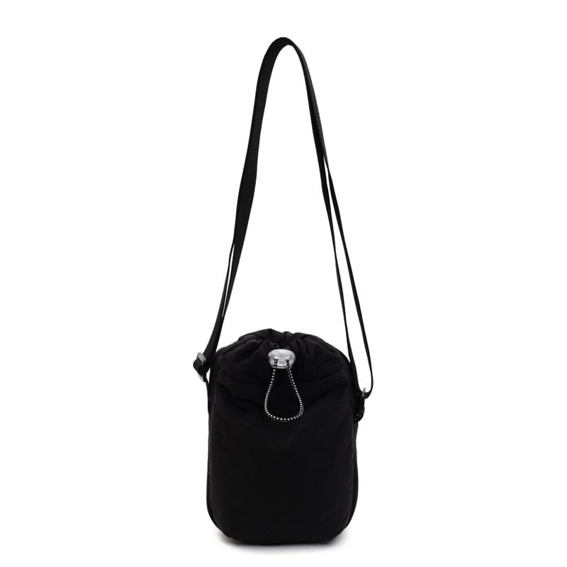 Crossbody Plain Drawstring Bag