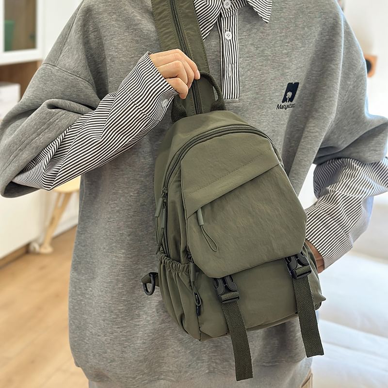 Backpack Zip Plain
