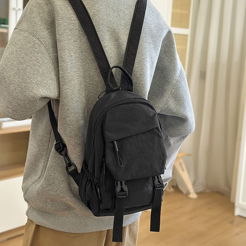 Backpack Zip Plain