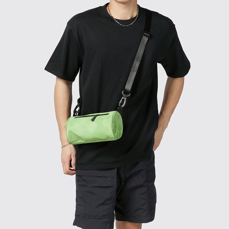 Plain Zip Bag Crossbody