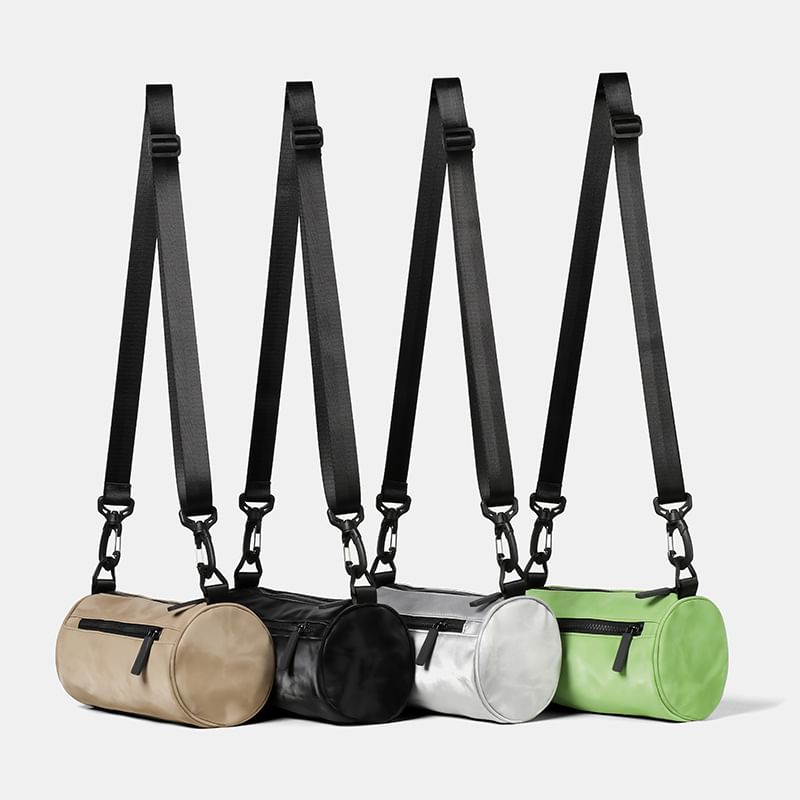 Plain Zip Bag Crossbody