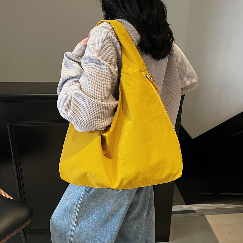 Shoulder Bag Zip Plain