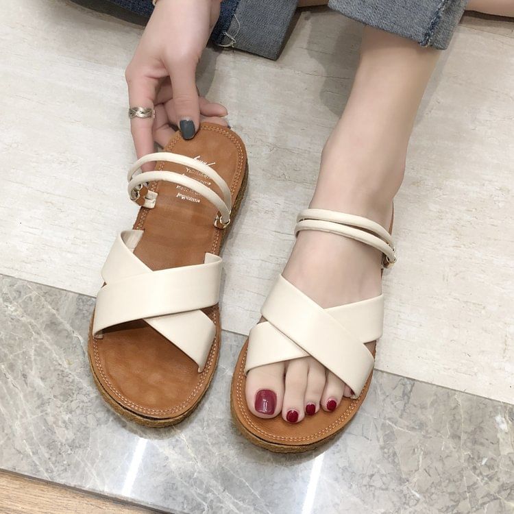 Slide Platform Sandals