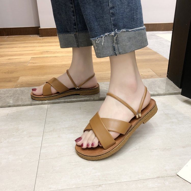 Slide Platform Sandals