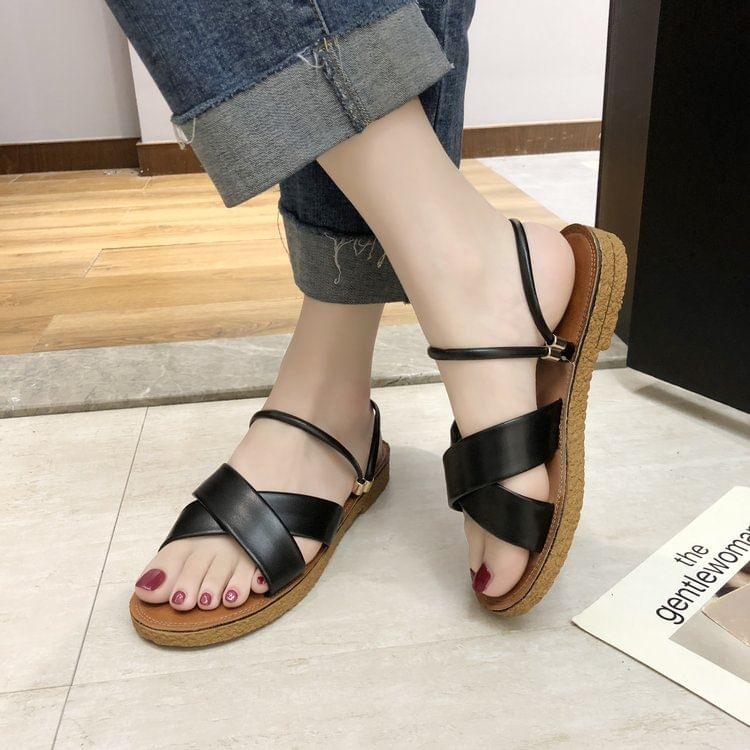 Slide Platform Sandals