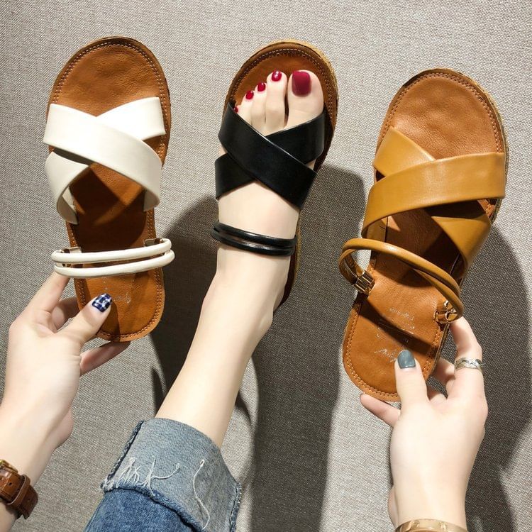 Slide Platform Sandals