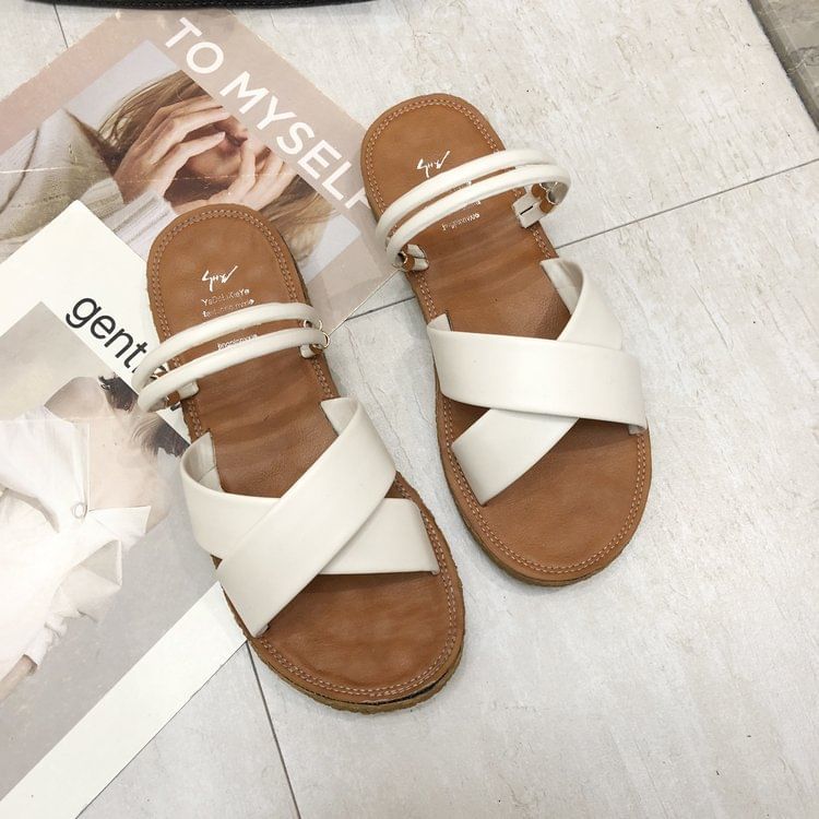 Slide Platform Sandals