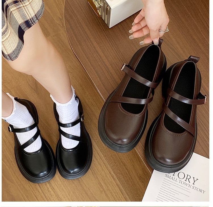 Shoes Mary Jane Platform
