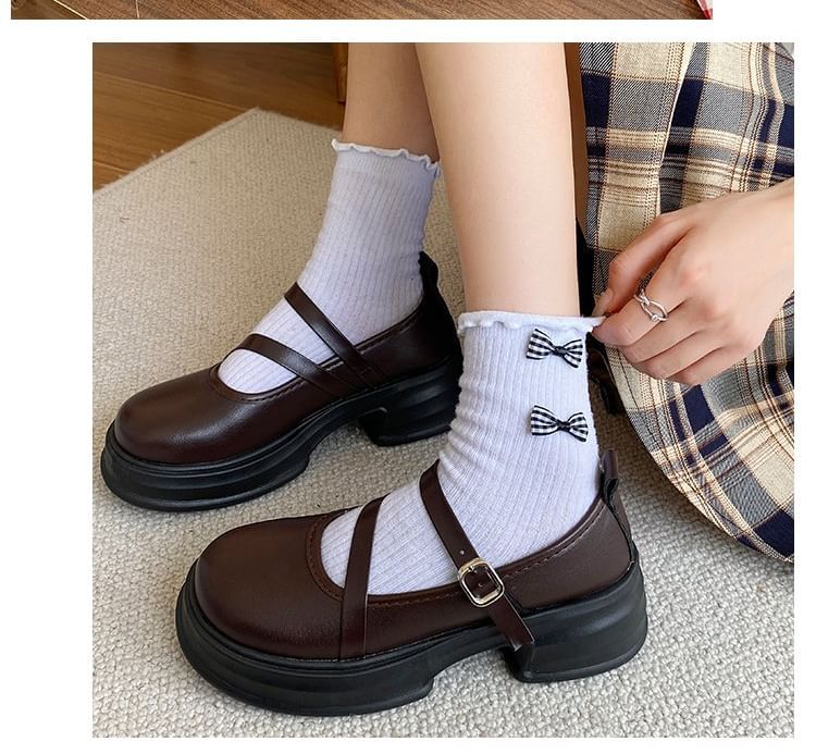 Shoes Mary Jane Platform