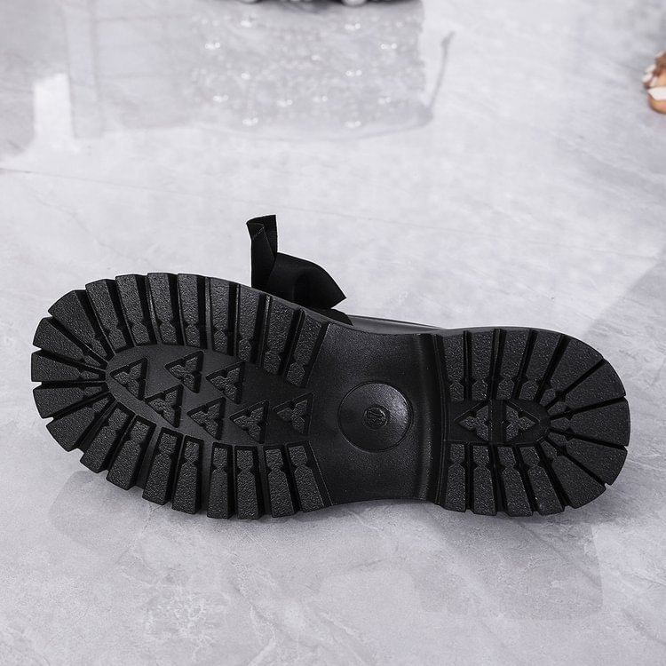 Bow Loafers Platform