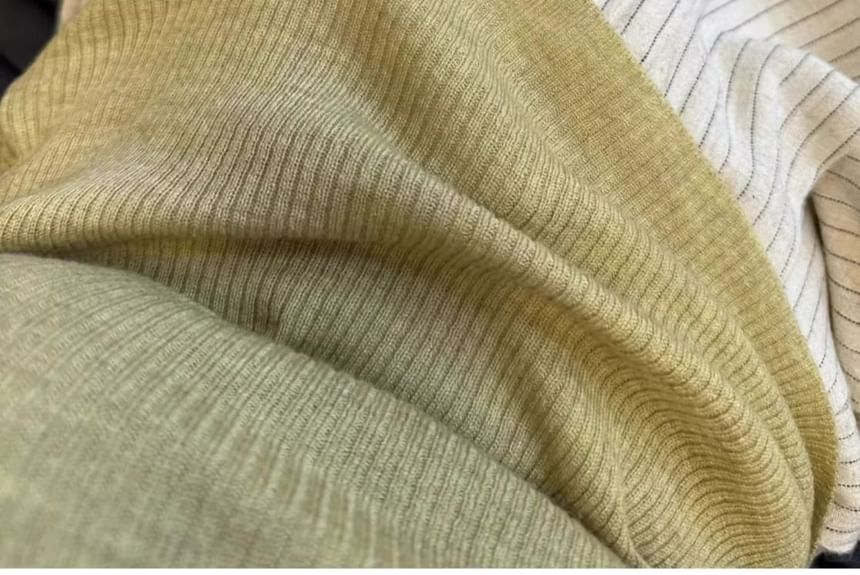 Scoop Neck Top Plain Knit Tank
