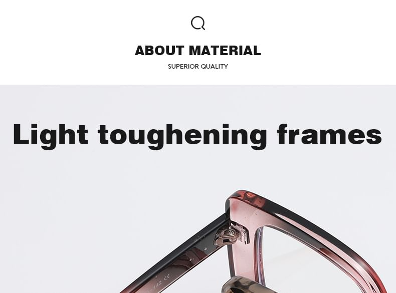 Sunglasses Frame Thick Square