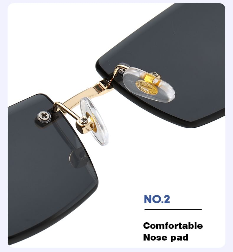 Sunglasses Frameless Square