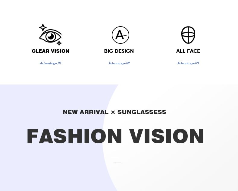 Sunglasses Frame Thick